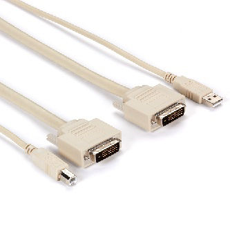 Blackbox KVM CPU CABLE - DVID, USB, 6FT