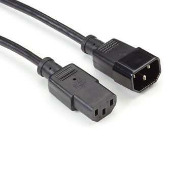 Blackbox PWR CRD EXT IEC-60320-C13/C14 2FT