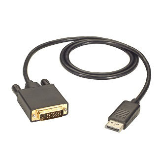 Blackbox DP TO DVI CABLE, MALE/MALE 6FT
