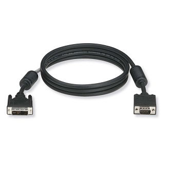 Blackbox DVI-A TO VGA HD15 CABLE, MALE/MALE 10FT