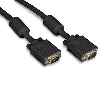 Blackbox VGA VIDEO CABLE FERRITE MM BK 5FT