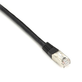 Blackbox CAT5E SLIMPATCH CABLE FUTP PVC BK 1'