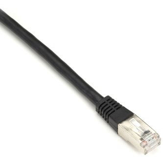 Blackbox CAT6 SLIMPATCH CABLE SFTP PVC BK 25'
