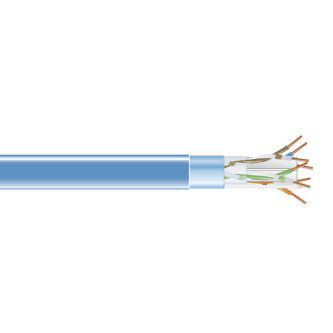 Blackbox CAT6 BULK CBL FUTP PLENUM BL 1000'