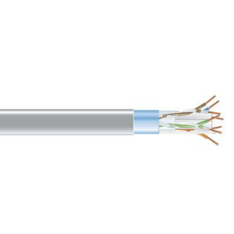 Blackbox CAT6 BULK CBL FUTP PLENUM GY 1000'