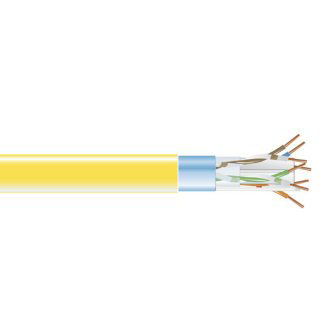 Blackbox CAT6 BULK CBL FUTP PLENUM YL 1000'
