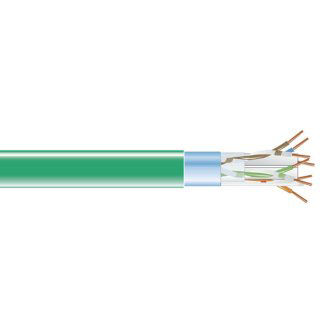Blackbox CAT6 BULK CBL FUTP PLENUM GN 1000'