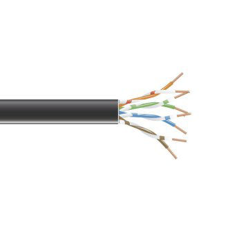 Blackbox CAT6 550MHZ BULK CABLE UTP PVC BK 1000'