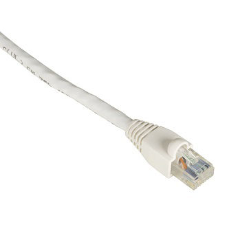 Blackbox CAT6 SNAGLESS PATCH CABLE UTP PVC WH 10'