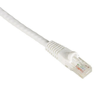 Blackbox CAT6 SNAGLESS PATCH CABLE UTP PVC WH 10'