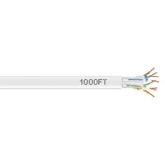 Blackbox CAT6 BULK CBL UTP PVC BOX WH 1000'
