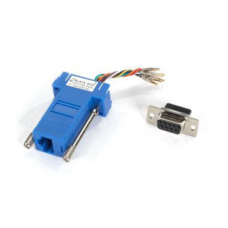 Blackbox MOD ADAPTER KIT DB9 FEM TO RJ45 FEM BL