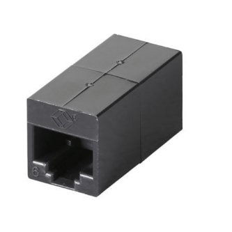 Blackbox CAT6 COUPLER UNHIELDED STRAIGHT-PIN BK