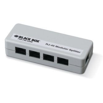Blackbox RJ45 UNSHL MOD SPLT 1RJ45/4RJ45 A PIN