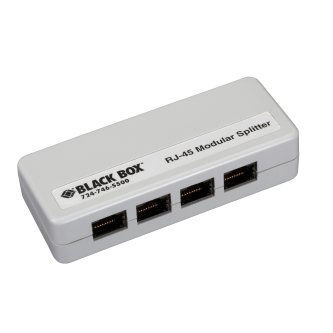 Blackbox RJ45 SHL MOD SPLITTER 1RJ45/4RJ45 A PIN