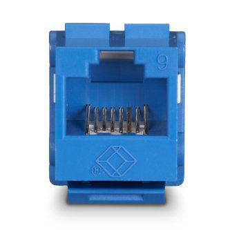 Blackbox Blue Unshielded CAT6 Keystone Jack, 110