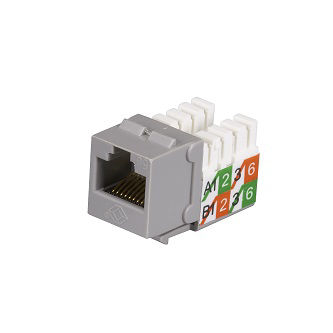 Blackbox CAT5E KEYSTONE JACK UNSHIELDED GY
