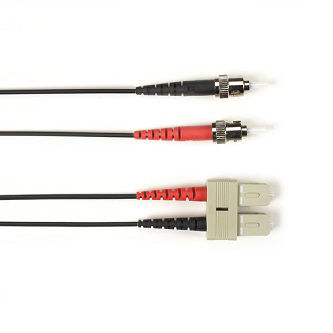 Blackbox OM3 FIBER PATCH CABLE OFNP ST-SC BK 15M