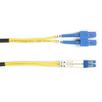 Blackbox OS2 FIBER PATCH CBL OFNR PVC SCLC YL 3M