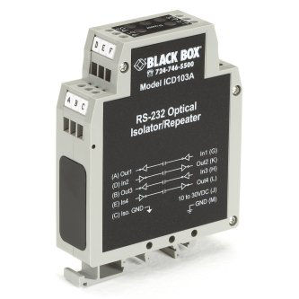 Blackbox ASYNC RS232 REPEATER, (2) TERMINAL BLOCK