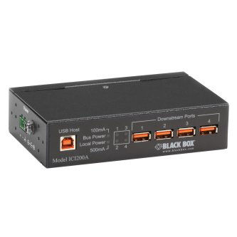 Blackbox INDUSTRIAL USB 2.0 HUB, 4PT