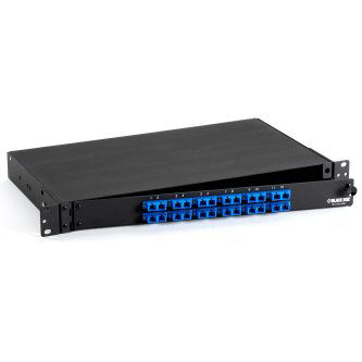 Blackbox RKMT PRELOAD FBR ENCL 1U (12) DUPLEX SC