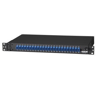 Blackbox RKMT PRELOAD FBR ENCL 1U (24) DUPLEX LC