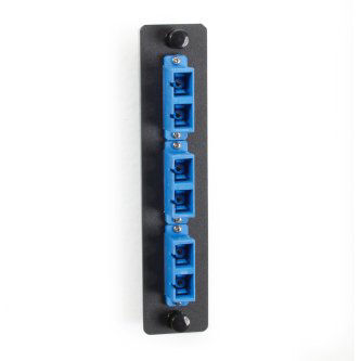 Blackbox LD SM FBR ADP PNL CERAMIC 3-SC DUPLEX BL