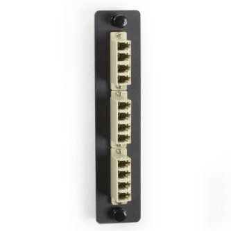 Blackbox LD MM FBR ADP PNL CERAMIC 6-LC DUPLEX BG