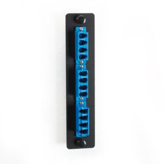 Blackbox LD SM FBR ADP PNL CERAMIC 6-LC DUPLEX BL