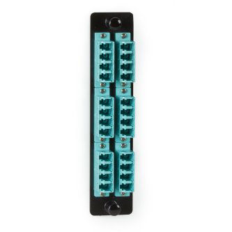 Blackbox HD 10G MM FBR ADP PNL CER 12-LC DPLX AQ