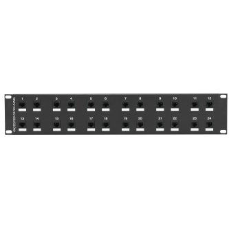 Blackbox 24PT CAT6 SURGE-PROTECTED PATCH PANEL 2U