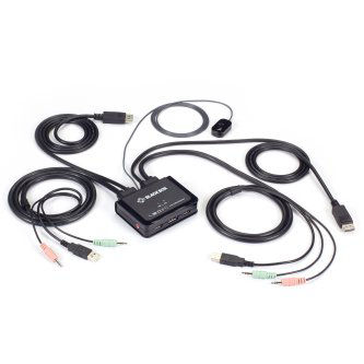 Blackbox 4K60 DISPLAY PORT CABLE KVM SWITCH 2 POR