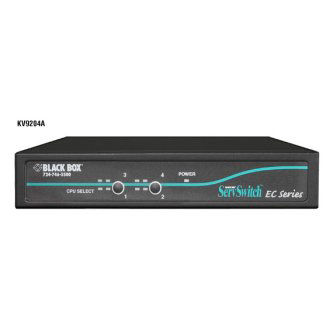 Blackbox KVM SWT 4PT PS/2 OR USBS & USB CONSOLES
