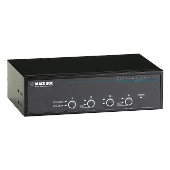 Blackbox 4PT DESKTOP KVM SWT DUAL-HEAD DVID USB