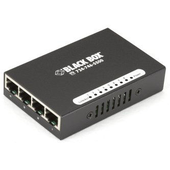 Blackbox SWT - (8) 10/100-MB COP RJ45, USB POWER