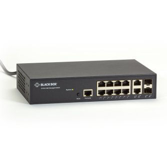 Blackbox MG SW 8-10/100/1000 RJ45 2-DM RJ45/SFP