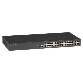 Blackbox MG SW 24-10/100/1000 RJ45 2-DM RJ45/SFP
