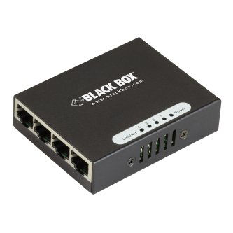 Blackbox SWITCH - (4) 10/100/1000MBPS RJ45