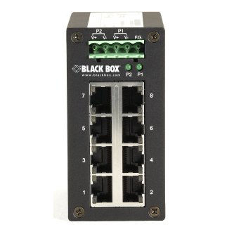 Blackbox HRD SWITCH - (8) 10/100/1000MBPS RJ45