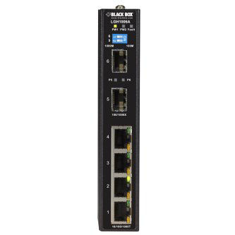 Blackbox EXT SW 4-10/100/1000 RJ45 2-100/1000 SFP