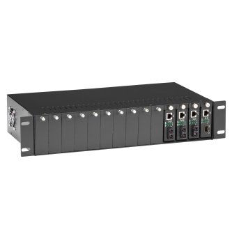 Blackbox MED CONV CHS - 14-SLOT, 2U, RKMT, DL PWR