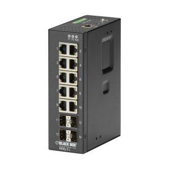 Blackbox EX MG SW 10-10/100/1000 RJ45 4-SFP