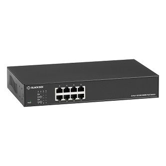 Blackbox POE+ SWT (8) 10/100/1000MB COP RJ45 POE+