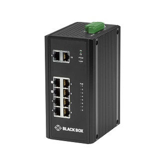Blackbox EX SW 8-10/100 RJ45 POE+ 2-RJ45