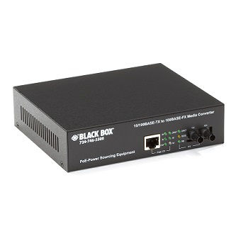 Blackbox FST ETH POE MED CONV COP 100MB MM 2KM ST