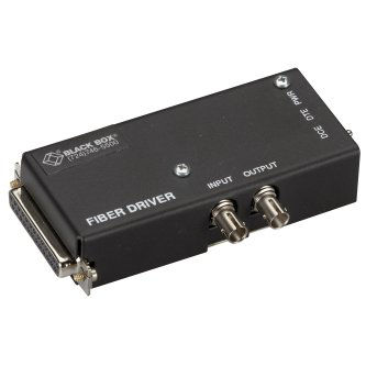Blackbox ASYNC RS232 EXT FIBER DB25 FEMALE ST MM