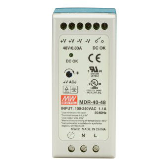 Blackbox DIN RAIL IND POWER SUPPLY - 40W, 48VDC
