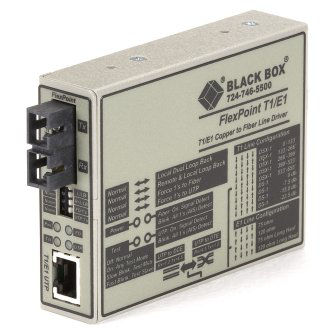 Blackbox ASYNC RS232 EXT FIBER DB9 FEM SC MM 30KM