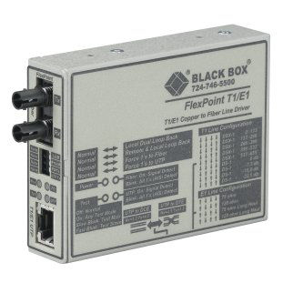 Blackbox MGD T1/E1 MED CNV T1/E1 COP MM 5KM ST